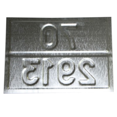 Табличка ДОПОГ - "Радиоактивный материал, (ОПРЗ-I или ОПРЗ-II)" (UN2913)