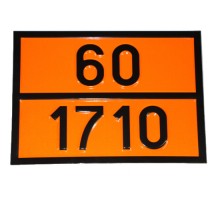 Табличка ДОПОГ - "Трихлорэтилен" (UN1710)