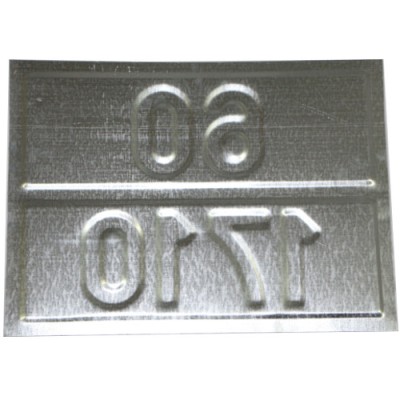 Табличка ДОПОГ - "Трихлорэтилен" (UN1710)