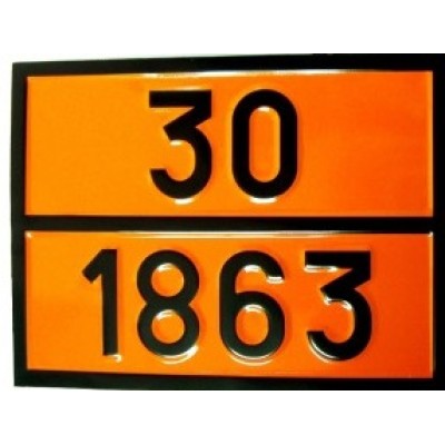 Табличка ДОПОГ - "Авиационное топливо для турбинных двигателей" (30-1863)