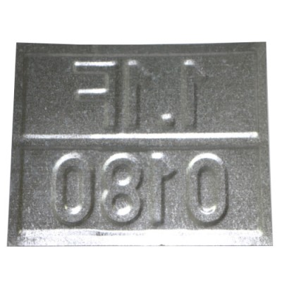 Табличка ДОПОГ - "Ракеты с разрывным зарядом" (UN0180)