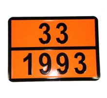 Табличка ДОПОГ - "Легковоспламеняющаяся жидкость" (UN1993)