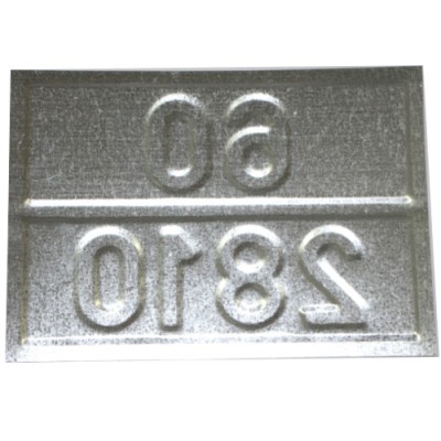 Табличка ДОПОГ - "Токсичная жидкость органическая" (UN2810)