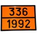 Табличка ДОПОГ - "Легковоспламеняющаяся жидкость, токсичная" (UN1992)