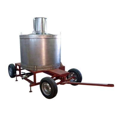 Мерник 2-ого разряда из нержавеющей стали М2Р-2000-01, передвижной (рама, шасси)