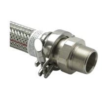 Гибкое, угловое соединение насос-трубопровод диаметр 2" (1.5”), длина 600 мм