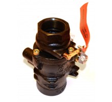 Аварийный клапан отсечки топлива под ТРК (внутренние резьбы диаметром 1 1/2", однотарельчатый