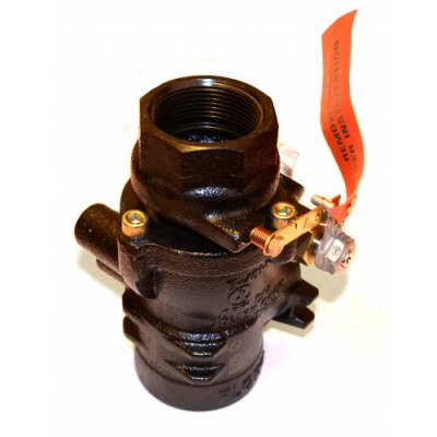 Аварийный клапан отсечки топлива под ТРК (внутренние резьбы диаметром 1 1/2", однотарельчатый