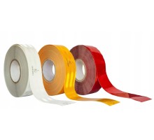 Лента светоотражающая, красная, белая, желтая цена за метр