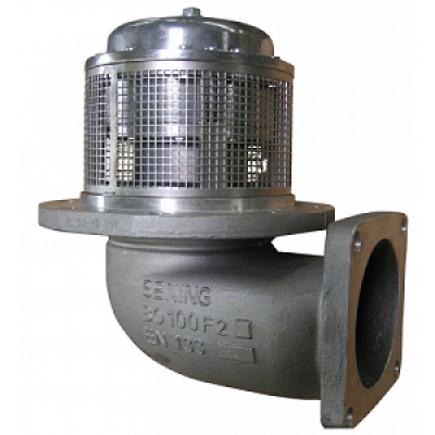 ДОННЫЙ КЛАПАН SENING BO100-F2 (DN100) НИЗКОПРОФИЛЬНЫЙ
