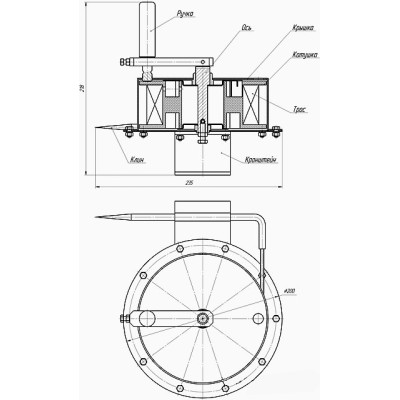 Барабан заземления БЗЗ-10.01