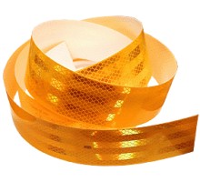 Светоотражающая лента желтая