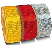 Светоотражающая лента красная