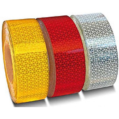 Светоотражающая лента красная