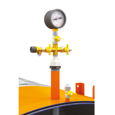 Азотный узел для межстенного пространства резервуаров