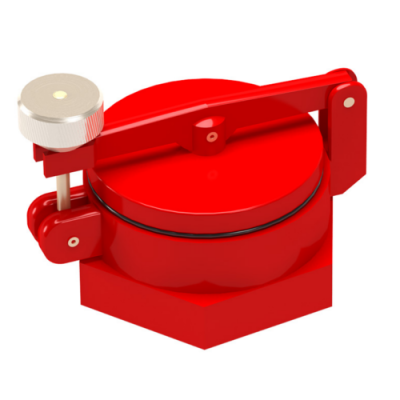 Крышка под замок на замерную трубу (алюминий) Ду50 тип ЛЗ