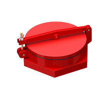 Крышка под замок на лючок отбора проб (алюминий) Ду100 тип ЛЗ