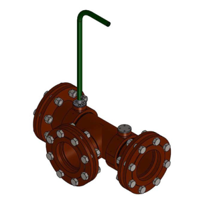 Трехходовой распределитель потока ДУ 100 (ТРП-100)
