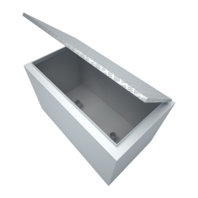 Технологический отсек узла наполнения с ЭМК 1000х650х600 с алюминиевой крышкой