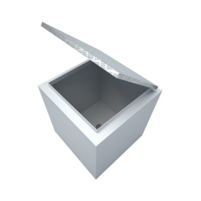 Технологический отсек узла наполнения 550х550х600 с алюминиевой крышкой