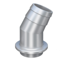 Патрубок сливной угловой Ду 80