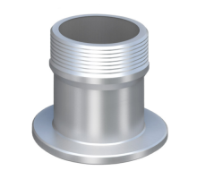 Патрубок сливной под евроразъем с резьбой Ду 80