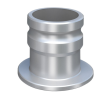 Патрубок сливной под евроразъем Ду 80 (без резьбы)