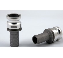 Камлок переходной алюм. E-2015 (папа 50мм + штуцер 38мм) 2" х 1 1/2" (шт)