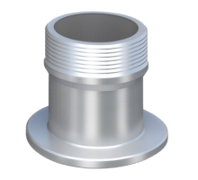 Патрубок под евроразъем с внешней резьбой для сливной муфты