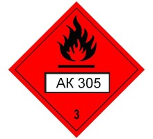 Знак опасности АК 305/3 250х250 мм