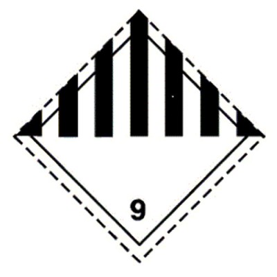 Знак "Класс 9. Прочие опасные вещества и изделия"