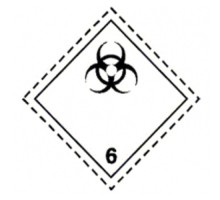 Знак "Подкласс 6. Инфекционные вещества"