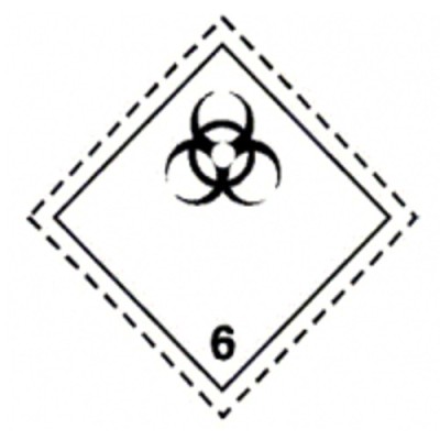 Знак "Подкласс 6. Инфекционные вещества"